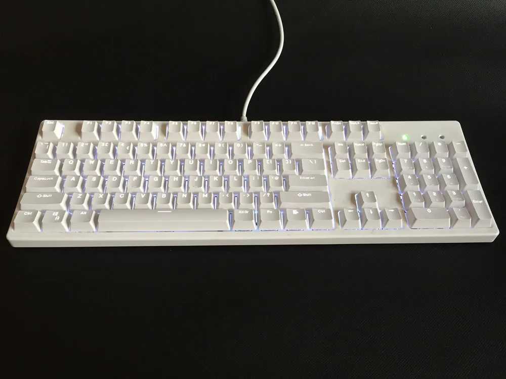

Free Shipping 104 ANSI ISO UK layout ABS Double shot Backlit Keycaps For OEM Cherry MX Switches Mechanical Gaming Keyboard