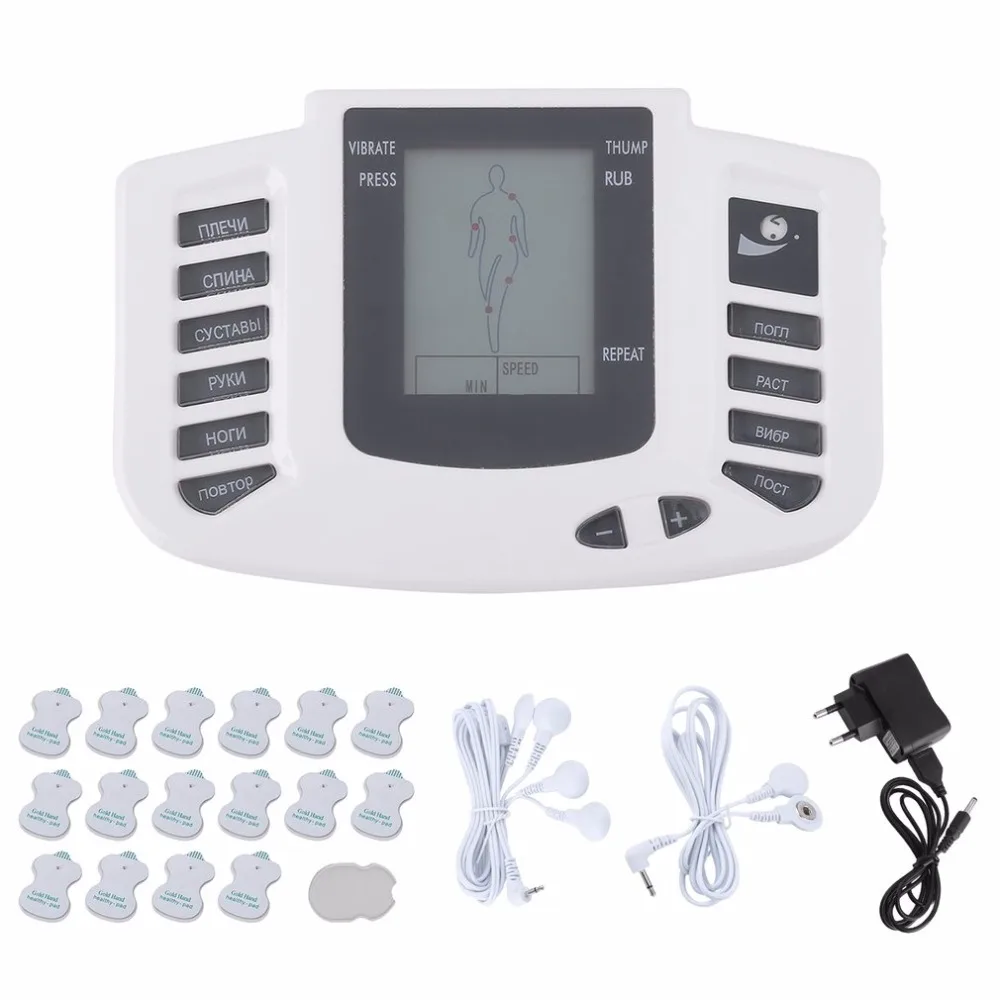 Digital Electronic Body Slimming Pulse Massage Muscle Relax Stimulator Acupuncture Therapy Machine Physiotherapy Apparatus