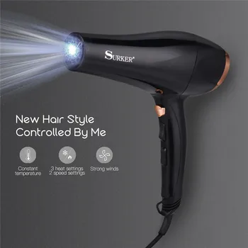 

Professional 2000W AC Motor Hair Dryer Hairdressing Barber Salon Tools Blow Dryer Negative Ions Hairdryer Diffuser Collecting