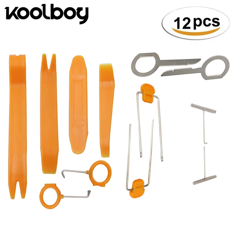 Koolboy 12 шт./компл. инструменты для снятия панели автомобиля DVD ремонта стерео