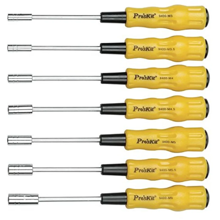 

Free Shipping Brand Proskit 1PK-9402 7Pcs Electronic Hex Nut Driver Set, Precision Screwdriver Set