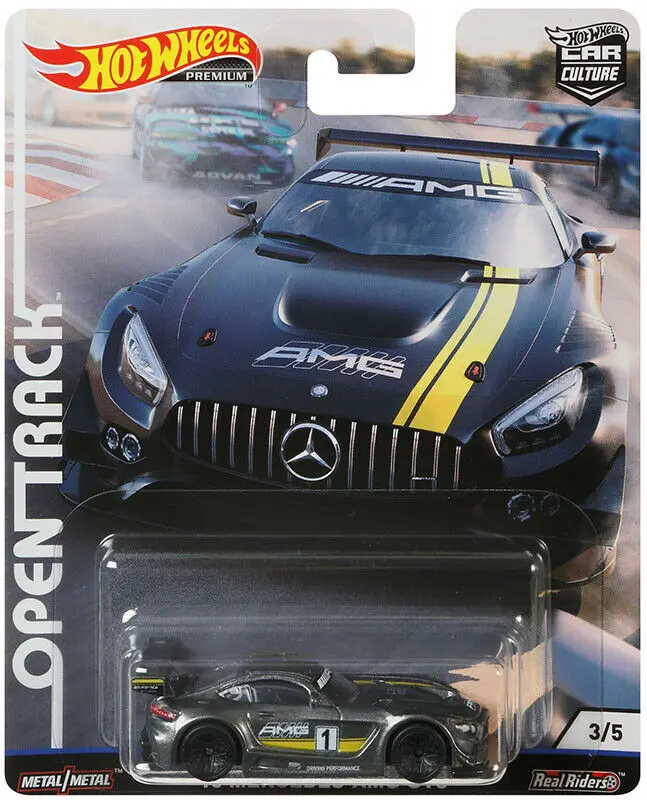 Hot Wheels автомобиль 1: 64 Автомобиль культура открытый трек NISSAN MERCEDES AUDI AUCRA Коллекционное издание металлическая литая модель автомобиля детские игрушки - Цвет: Open Track-3