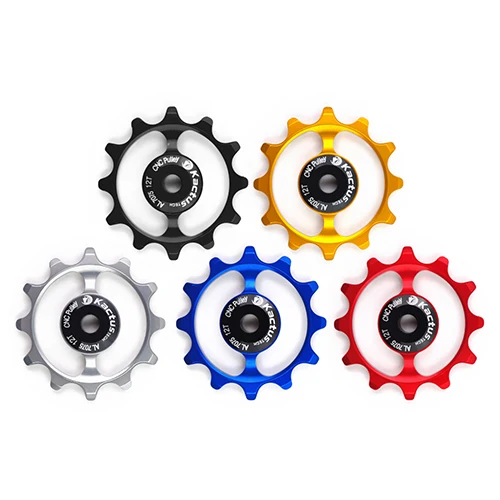 

12T 14T Wheel Pulley CNC Machined Bicycle Rear Derailleur Steel Bearing Wheel Road Bike Guide Roller Bearing Part Accessory Set