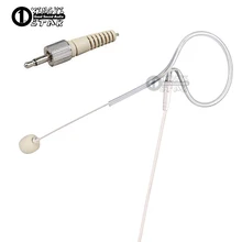 5 шт. одиночный ушной крючок конденсаторный микрофон 3,5 мм винт замок разъем гарнитура микрофон для караоке UHF беспроводная система нательный передатчик