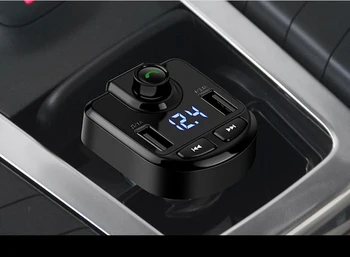 

Thbelieve Dual USB 3.1A Car Chargers 2018 Private Model Car Charge With Bluetooth Music Calling Led Show Quick Car Charging