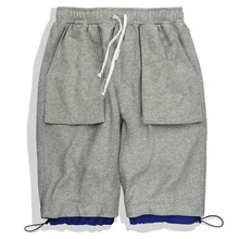 Большие размеры 8XL 6XL 5XL, летние пляжные Компрессионные шорты, короткие штаны, мужские хлопковые повседневные мужские шорты, брендовая одежда