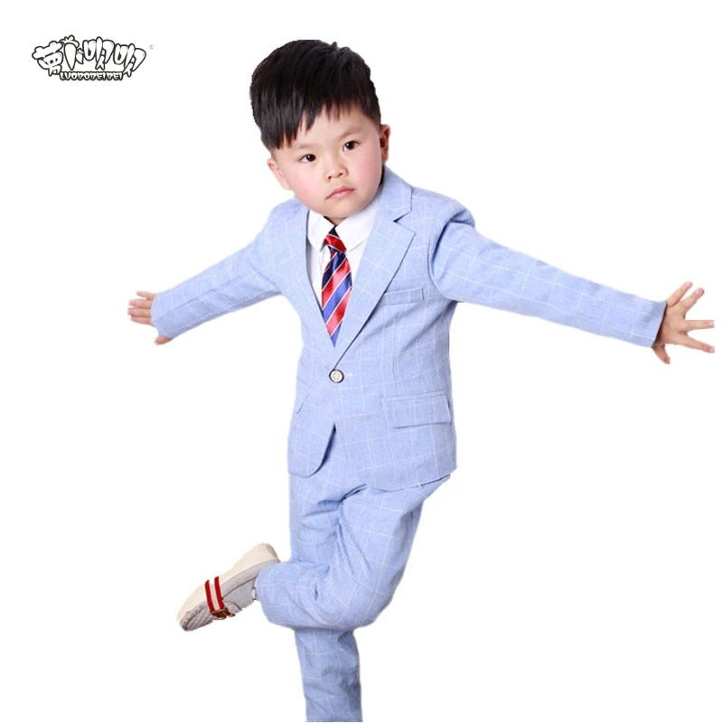 

2018 Flower Boys Blazer School Suit Kids Blazer + Pants 2Pcs Clothes Sets Boys Formal Costume for Weddings Birthday Party F98