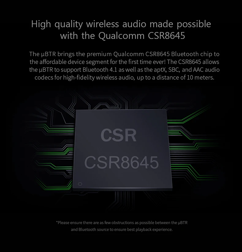 FiiO uBTR Bluetooth 4,1 спортивный аудио музыкальный беспроводной приемник с поддержкой aptX/AAC/NFC и Micphone, Vol контроллер для Xiaomi/Iphone
