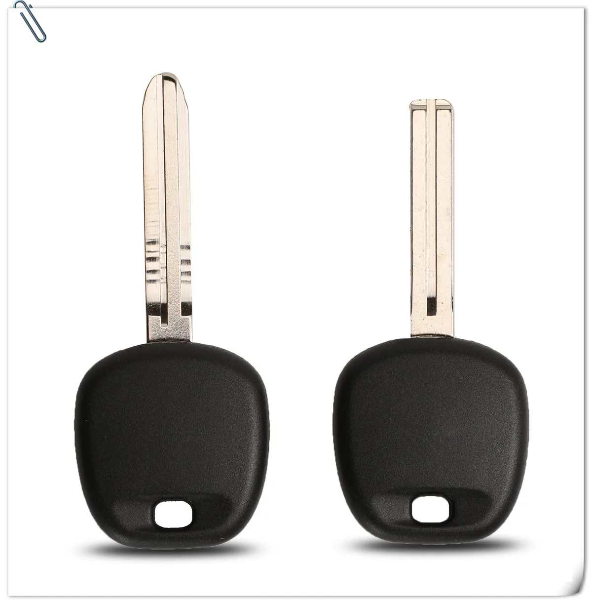 Keyforkess Transponder Shell chiave vuota per Toyota Rav4 Prado Corlla Camry Reiz Highlander Yaris Corolla TOY40 TOY43 lama No Logo -