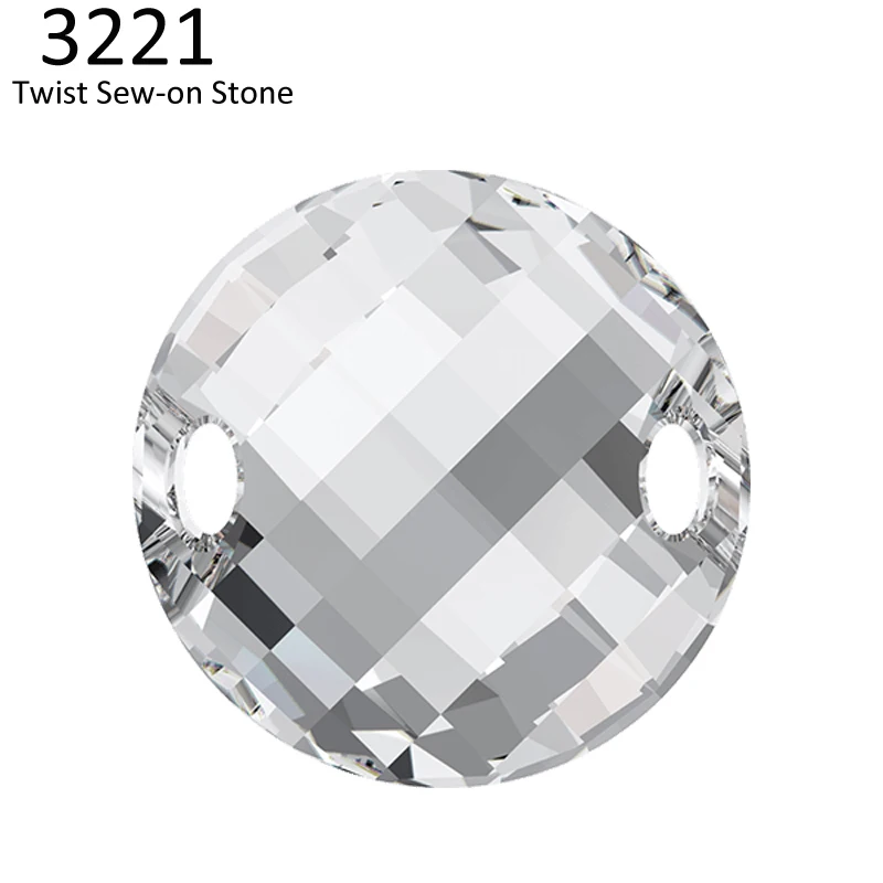 (1 шт.) 100% оригинальные кристаллы Swarovski 3221 круглые бусины для шитья 18 мм