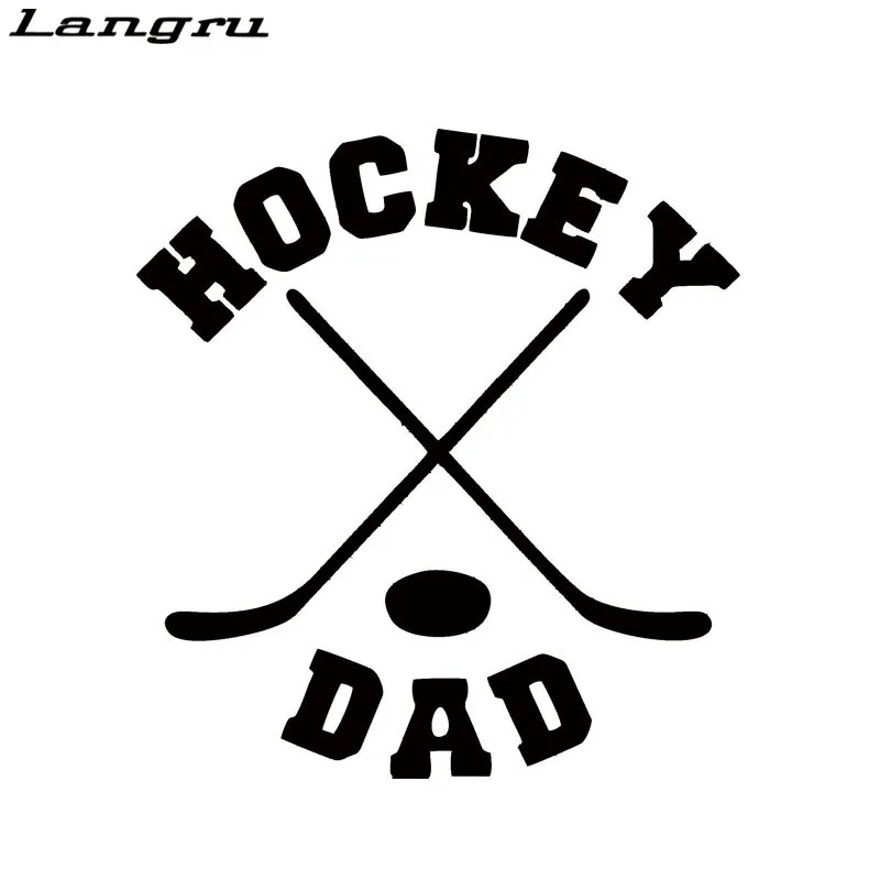 

Langru Car Stying Vinyl Hockey Mom Or Hockey Dad Car Window Decal Accessories Decorative Jdm