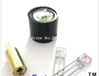 

Laser sensor set of four modulated laser head + tube + receiver tube + lens Freescale smart car
