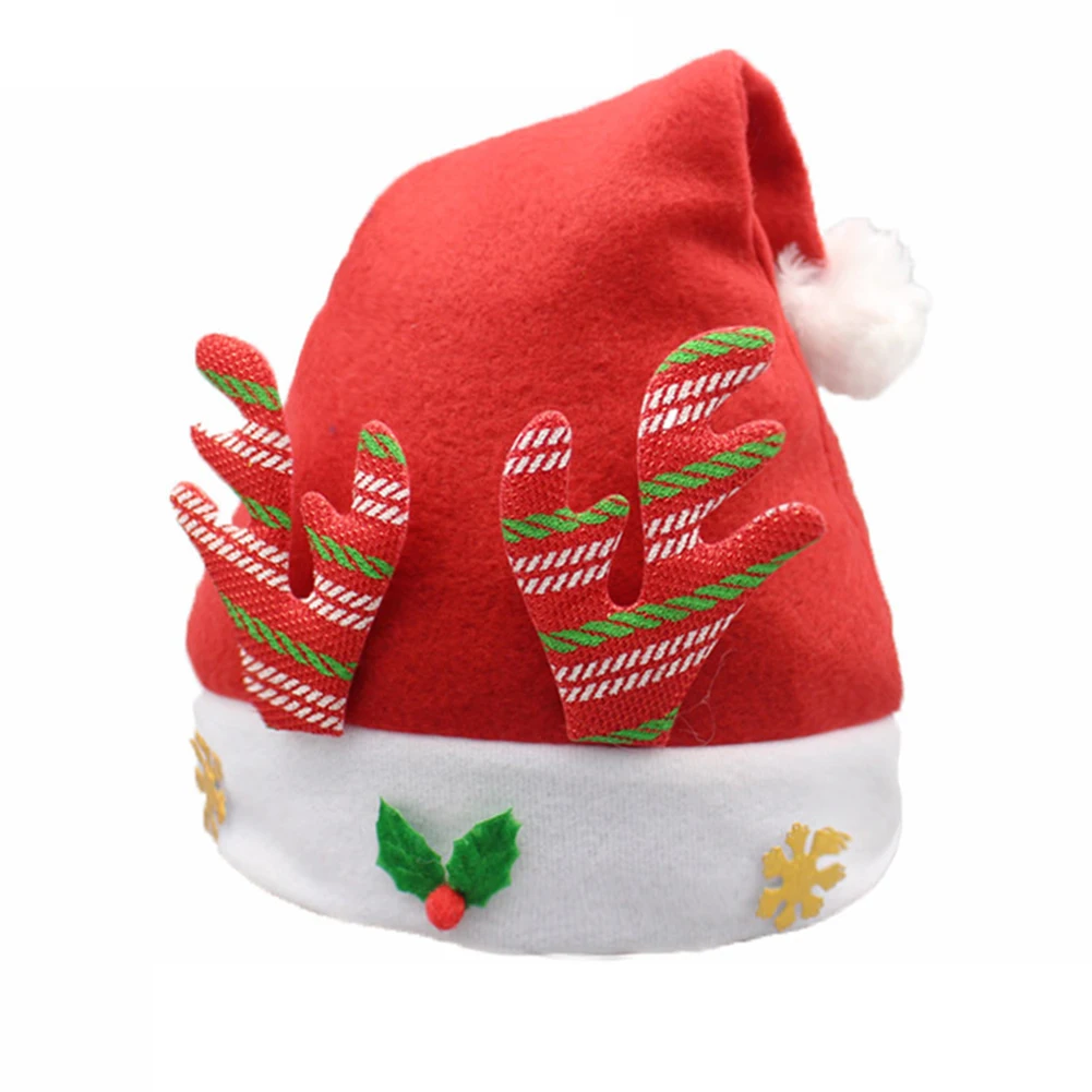 Симпатичная Новогодняя шапка мультфильм рога Рождество товар детская для отдыха и вечеринок Наряжаться Игрушечная шапка красивые