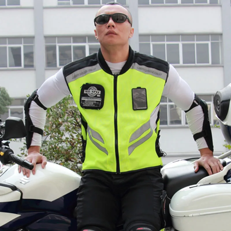 Езда племя светоотражающий мотоциклетный гоночный жилет дышащий мото мотоцикл мотокросс велоспорт безопасность жилет одежда