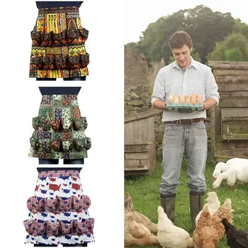 

Egg Collecting Apron Pockets Holds Chicken Farmhouse Farm Home Waterproof Aprons For Women With Pockets Kitchen Apron