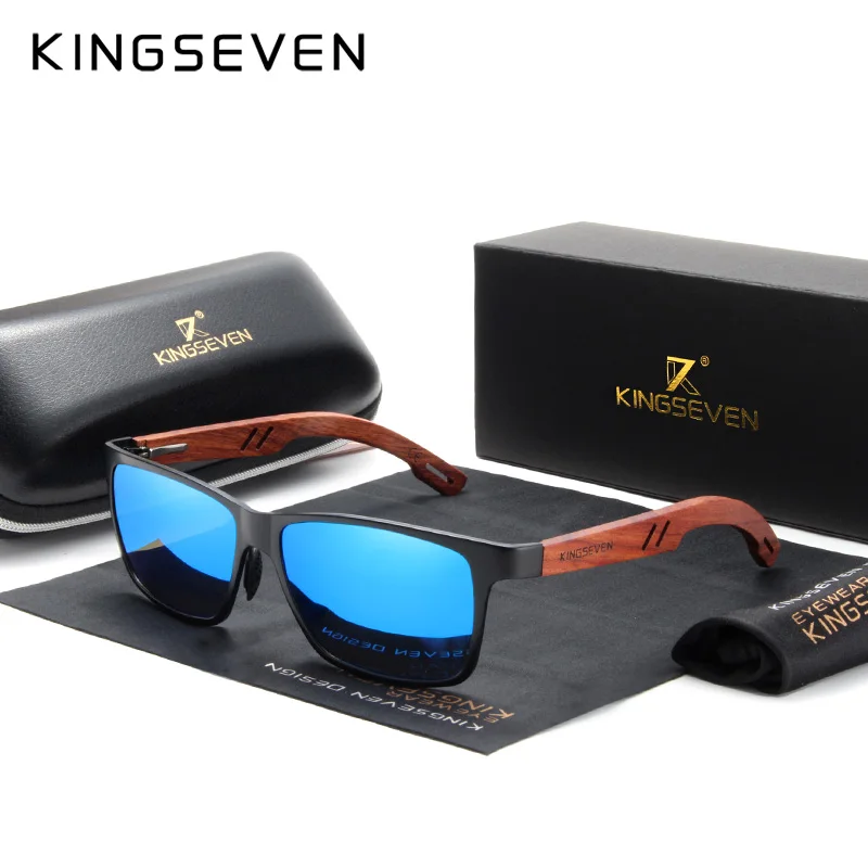 Женские и мужские дизайнерские очки KINGSEVEN квадратные поляризационные ручной