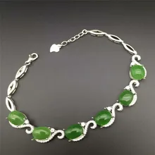 KJJEAXCMY ювелирные изделия из серебра 925 пробы натуральный браслет из яшмы, инкрустированные украшения, натуральные украшения