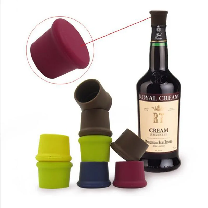 1000pcs Creative Silicone Fresh Beer Bottle Stopper Cruet Of Wine Cork Stopper Bottle Cap Flip