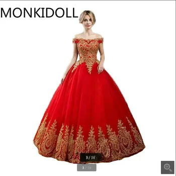 

2017 real picture lace ball gown appliques beaded wedding dress strapless sweetheart neck puffy bride dress hot sale