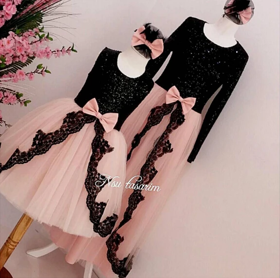 light orange flower girl dresses