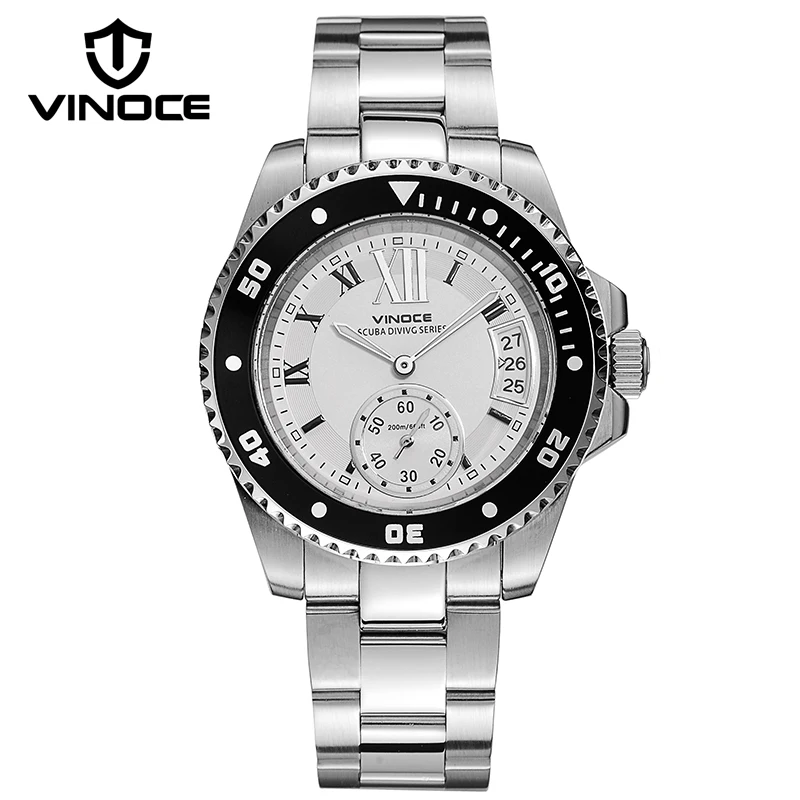 VINOCE многофункциональные мужские часы 2019 роскошные брендовые кварцевые из