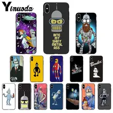 11pro MAX Futurama Bender Bite My Shiny рукоделие принт рисунок чехол для телефона чехол для iPhone 8 7 6S Plus X XS MAX 5 5S SE XR чехол