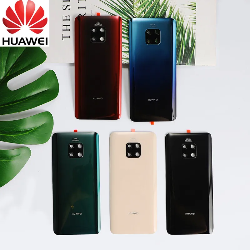 Оригинальный чехол для аккумулятора Huawei Mate 20 Pro из закаленного стекла запасная