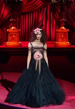 

High Quality Custom-made Women's Strap Ball Gowm Floor-Length Dress Evening Party Dress Dance Party Dress