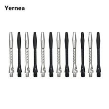 Shafts Black White Aluminium-Alloy-Material And 45mm Yernea 6pcs/Lot Silvery Two-Colour