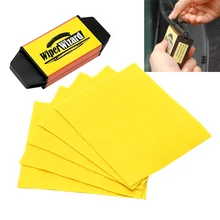 Автомобильный-Стайлинг стеклоочистителя Чистящая Щетка для машины стеклоочиститель мастер лезвие реставратор с 5 шт. Волшебные салфетки Ван очиститель ветрового стекла