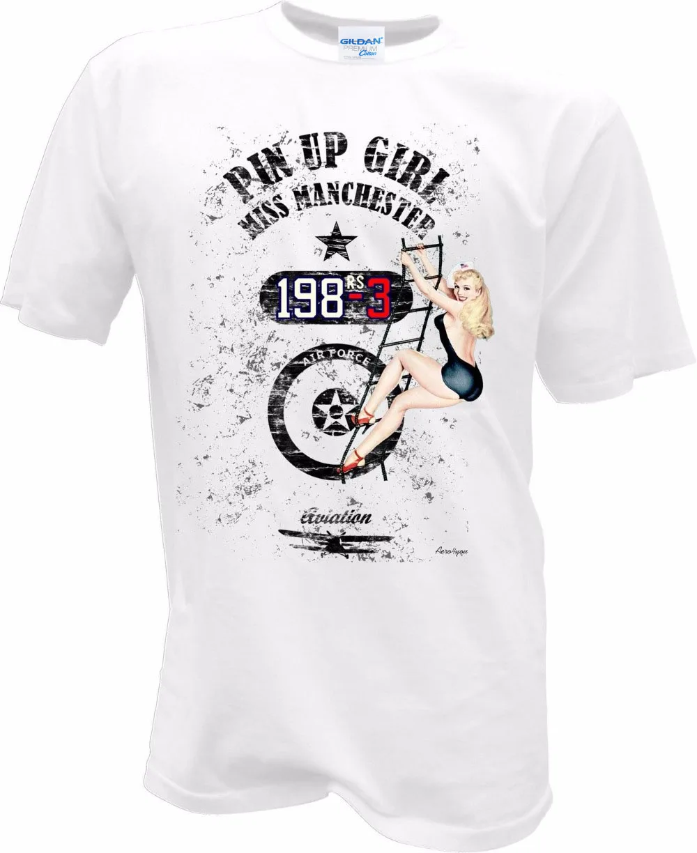 

Футболка мужская базовая с коротким рукавом, модная винтажная тенниска-пилот в стиле ретро рокабилли танцеуг, дизайнерская майка с изображением носа