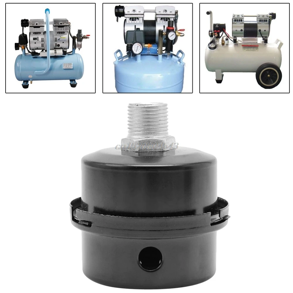 

12.5mm/16mm/20mm Screw Thread Silencer Noise Filter Muffler for Air Pump Compressor New R06 Drop Ship