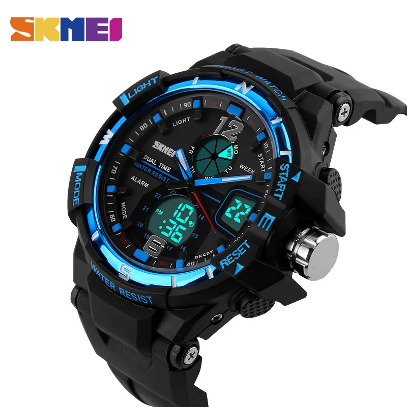 SKMEI Men Digital Watch Waterproof Chronograph Outdoor Sports Watches Top Brand Fashion Quartz Wristwatches Relogio Masculino 2018 sanda top brand outdoor men sports watches led digital waterproof wristwatches alarm calendar fashion casual quartz watch