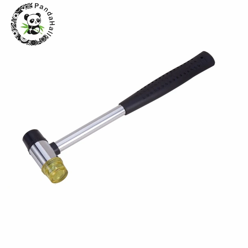 

Jewelry Tools Equipment Installable Two Way Rubber Hammers, Mallets, Sledge Hammer with Steel Handle jewellery Making Tool F85