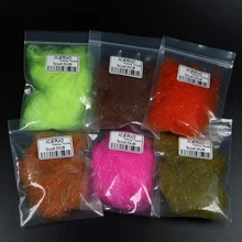 ICERIO 2g/pack Multiple Color Scud Dubbing Nymph Dub Fly Tying Material for Trout Flies Lure Shrimp Fly Making набор даббингов hareline trout ice dub