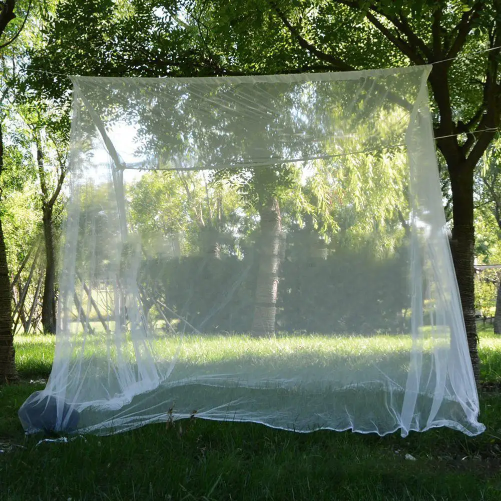 

Oversized Outdoor Tent Canopy Mosquito Net With Bag Large Opening Portable Mesh Camping Bedding Garden Insect Repeller Net