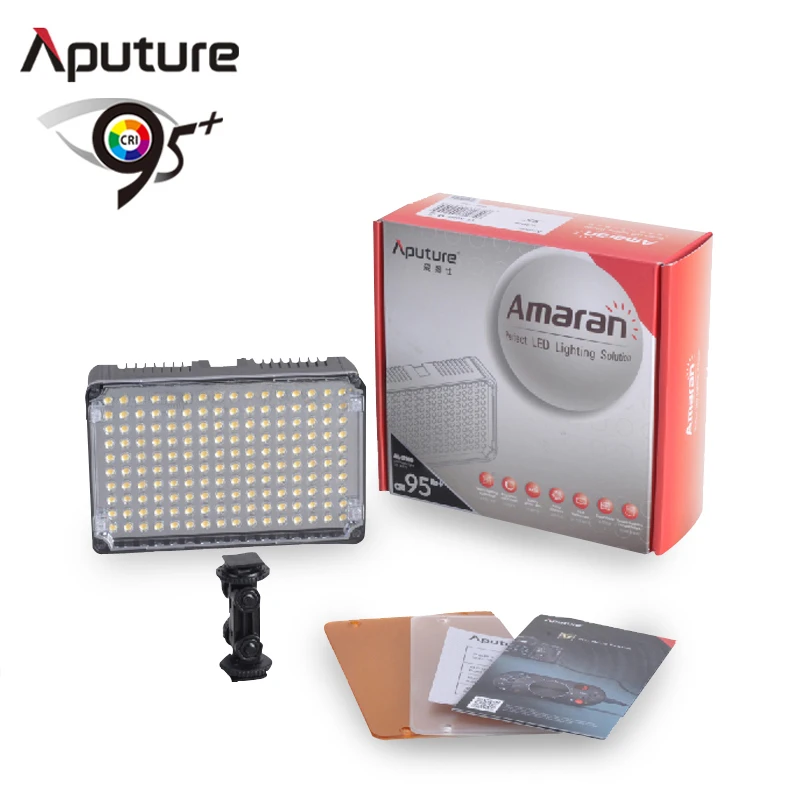 

Aputure LED dslr camera light on-camera light led light bulb studio photography flat panel led video light with CRI 95+ bulbs