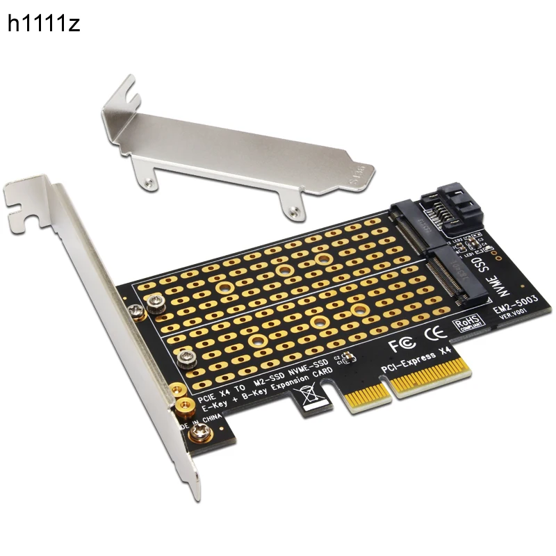Адаптер для карт H1111Z адаптер PCIE M2/M.2 SATA M.2 SSD NVME/M2 M2 PCI E карта M Key + B Key|Платы
