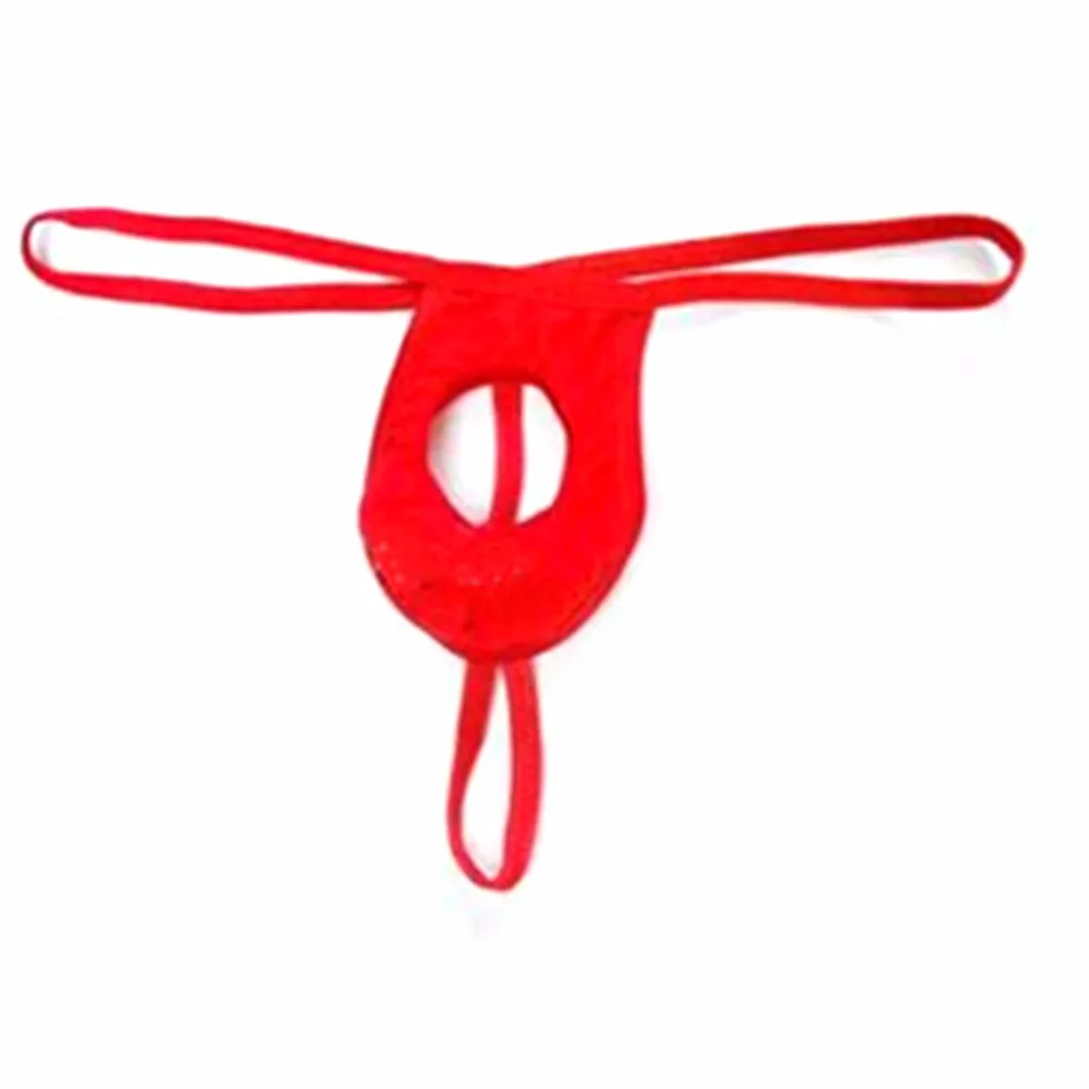 New Fashion Sexy Lingerie For Men Erotic Gay Briefs G-String Temptation Lingerie Bare Open Penis Thong G-String Panties LB -
