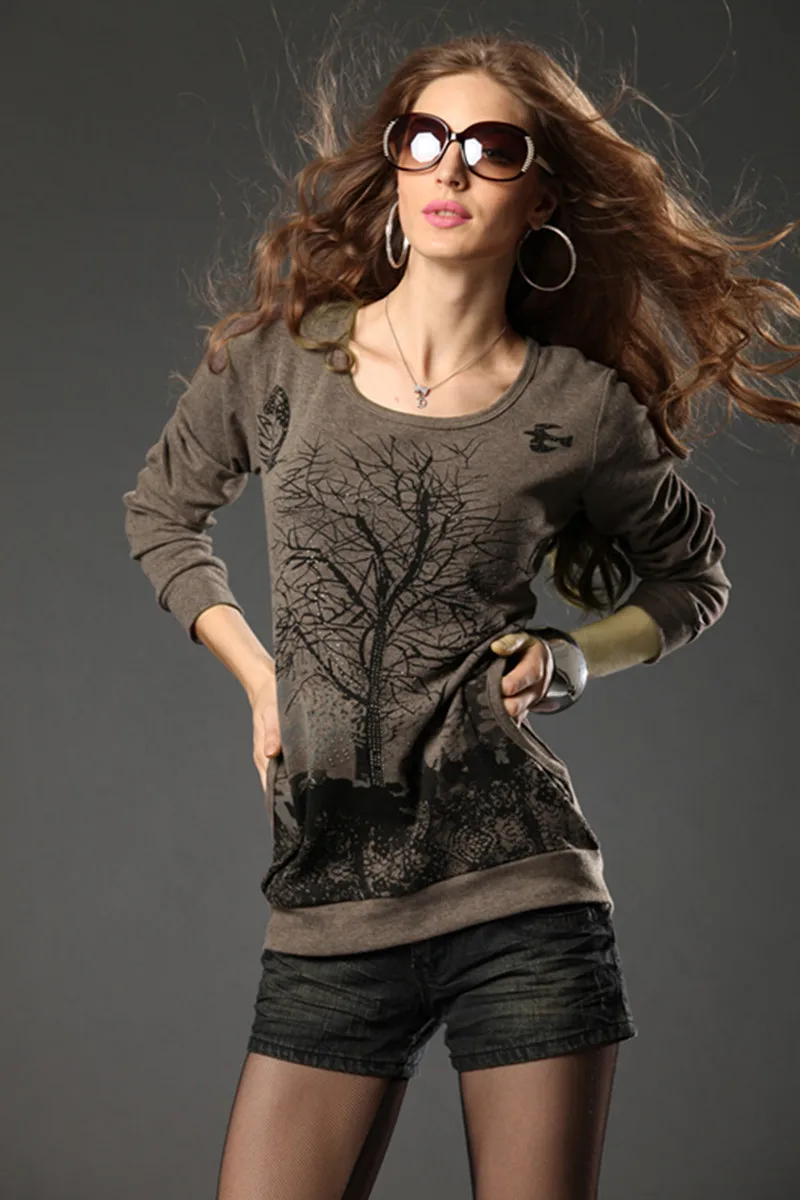 Plus Size Clothing Spring Fashion Pullovers Sweater Women Jumpers Loose Knitwear Long-Sleeve Cotton Women Sweaters,Pull Femme 02