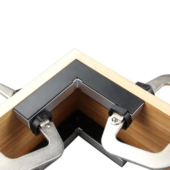

90 Degree Positioning Aluminium Alloy Right Angle Clamps Woodworking Carpenter Tool Square Ruler Flat Corners Protractor