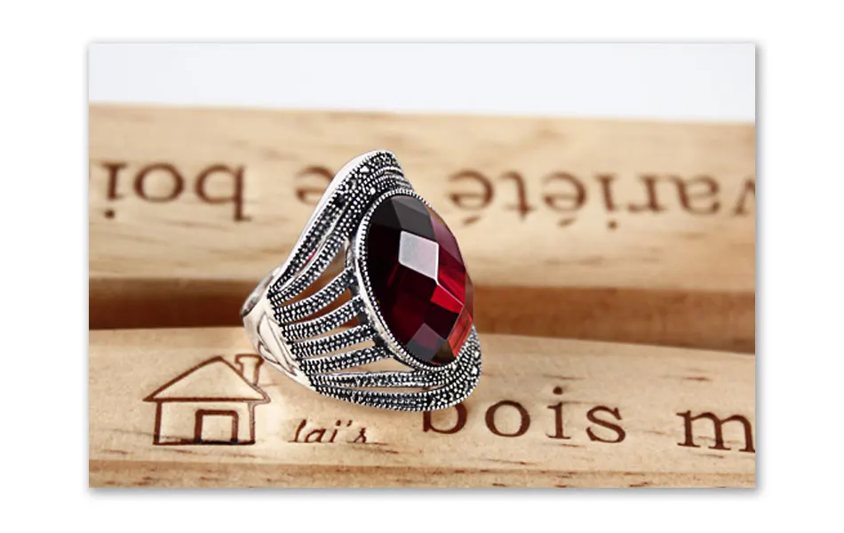 JIASHUNTAI ретро 925 пробы серебряные кольца для женщин винтажные кольца с натуральным камнем ювелирные изделия для женщин