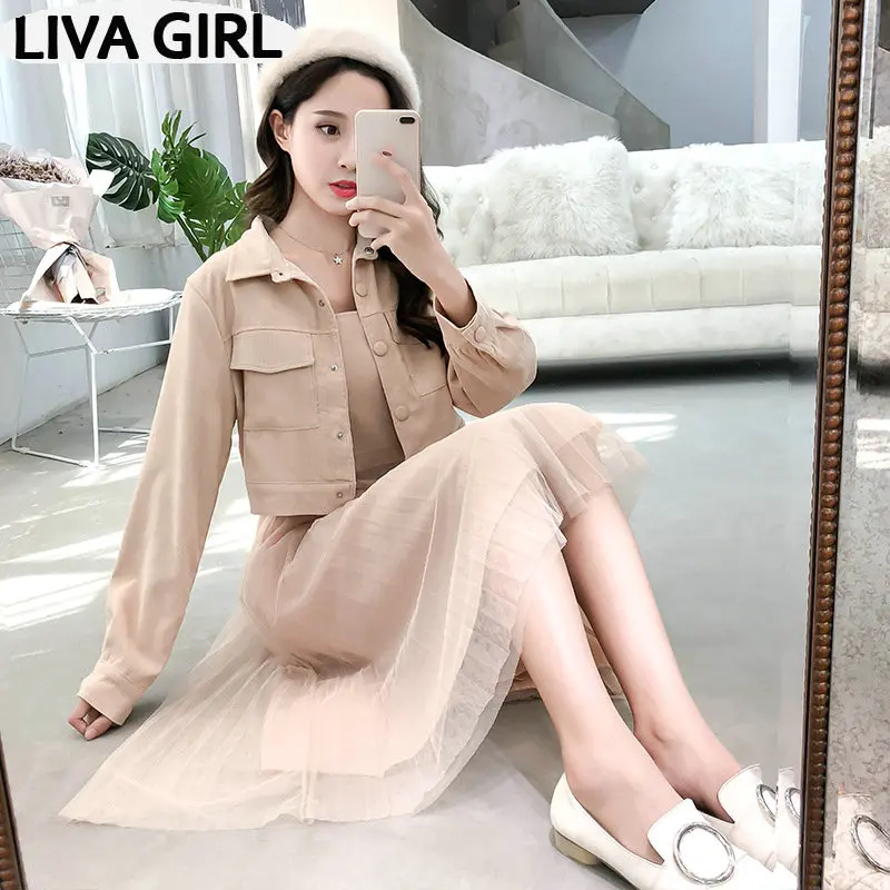 

Dress + Jacket 2 Piece New Suit Women's Jacket Selling Autumn Jacket S-XL