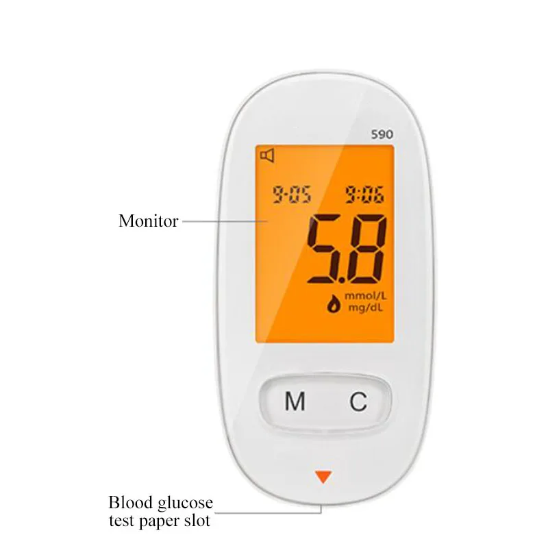 Высокое качество дома автоматический умный голос точность обнаружения глюкозы в крови оборудование 8 S Быстрый тест