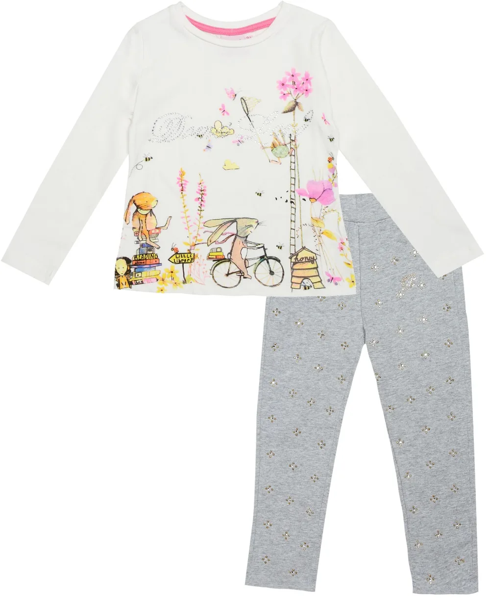 2016 Fashion Kids Girl Winter Clothing Outfits Sets Cute 2pcs Cotton Cartoon Princess Long Sleeve Shirts With Pant Suits Clothes 2016 Fashion Kids Girl Winter Clothing Outfits Sets Cute 2pcs Cotton Cartoon Princess Long Sleeve Shirts With Pant Suits Clothes