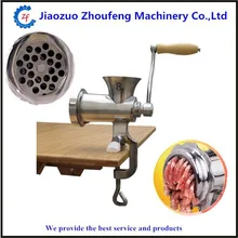 Meat grinder mini household manual stainless steel 8# ZF