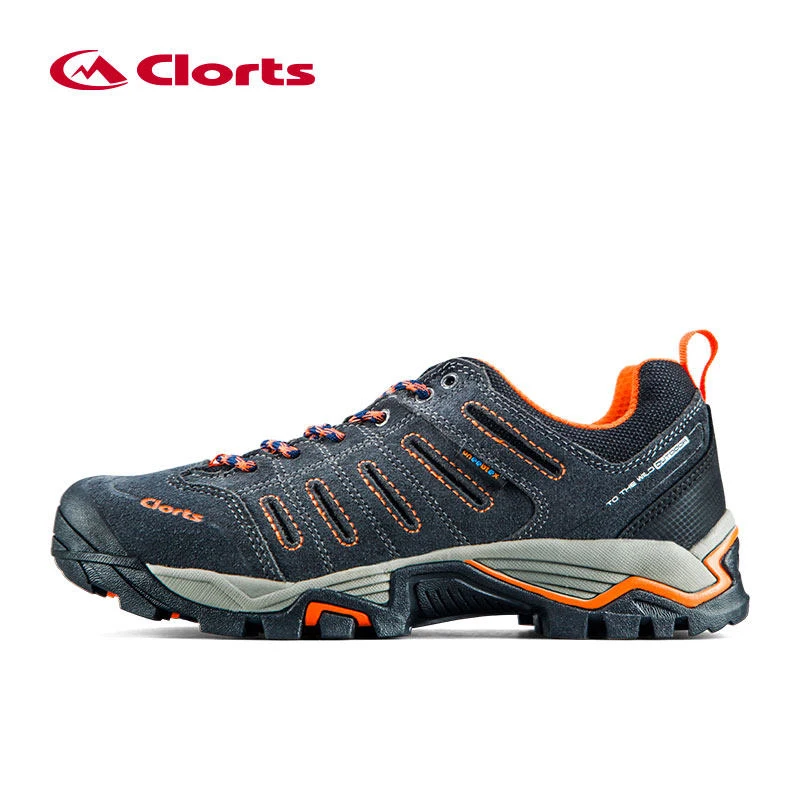 2016 Outdoor Men Waterproof Trekking Shoes Suede Leather Hiking Shoes