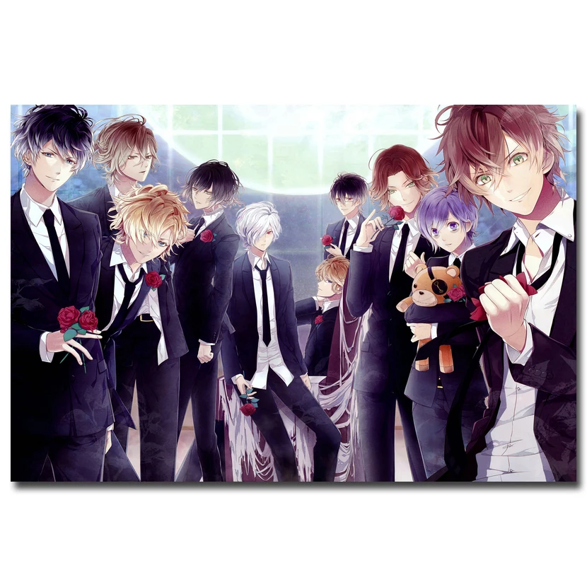

DIABOLIK LOVERS Art Silk Poster Print 13x20 24x36 inches Komori Yui Japan Anime Pictures for Living Room Decor 034