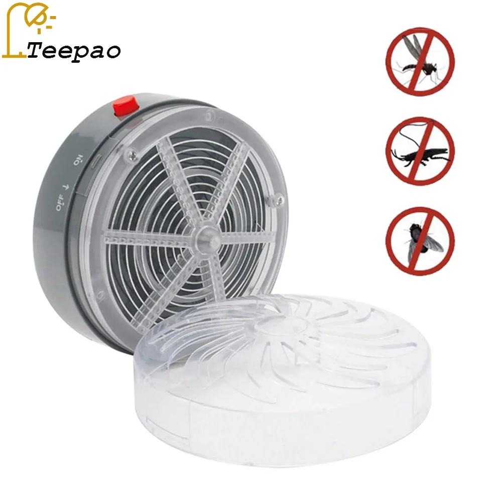 Home Used Solar Buzz Kill Electric Shock Type Wireless Energy Saving Mosquito Killer | Лампы и освещение