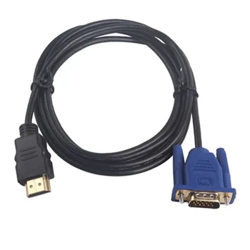 

New 1.8/3/5/10m 1080P HDMI to VGA 15Pin Male Cable Adapter Lead for HDTV HD LCD DOM668